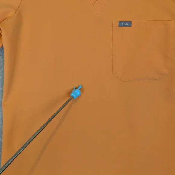 FIGS Scrub Set Women's XS Shaka Orange Catarina Top Zamora Jogger Bottom - Picture 13 of 15